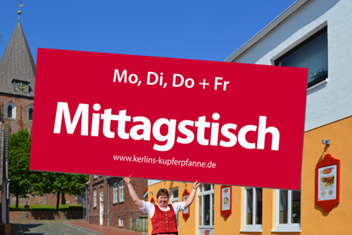 Restaurant Kerlins Kupferpfanne Garding bei SPO, Eiderstedt